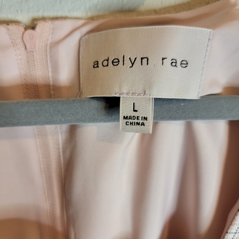 Adelyn Rae‎ Pink Plaid Double Breasted crop top size Large - Picture 6 of 10